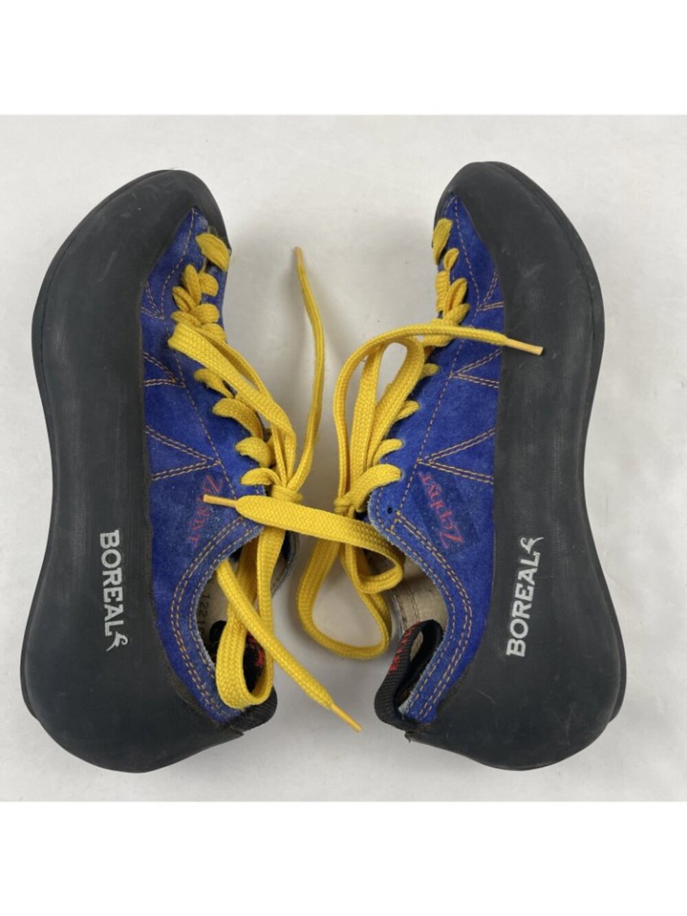 Boreal Zephyr Rock Climbing Shoes US 6.5/UK 5.5/EUR 37.75 Fusion S2 Blue Yellow - Picture 4 of 9